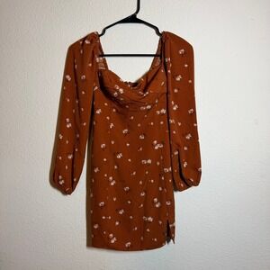 knee length dresses for ladies Chic Era Satin And Mesh Long Sleeve Mini Dress